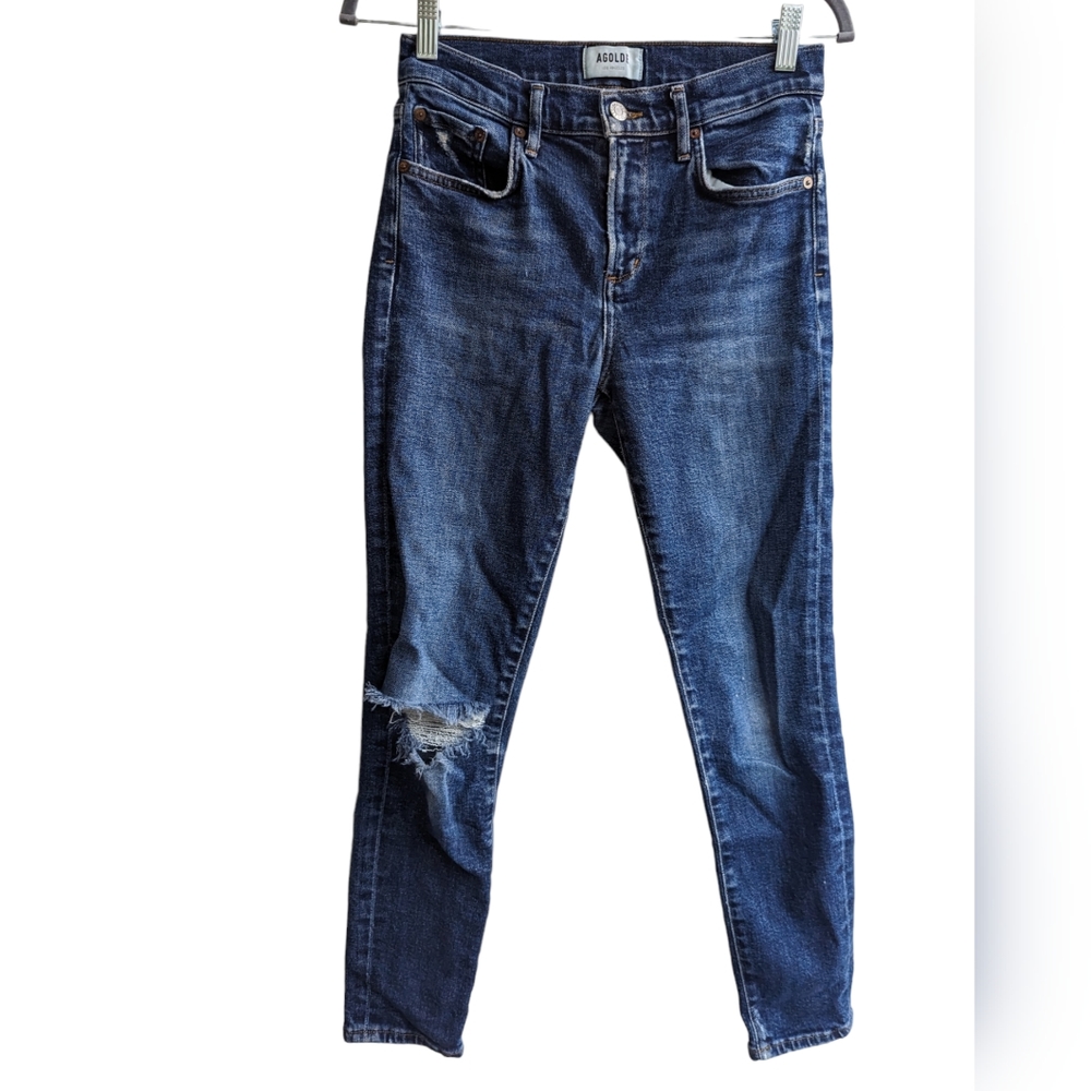 Agolde Sophie High Rise Skinny Crop